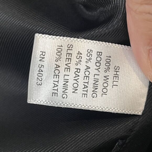 Banana Republic Modern Jacket Men's Sz 40R Black Wool Suit Business Professional - Picture 6 of 12